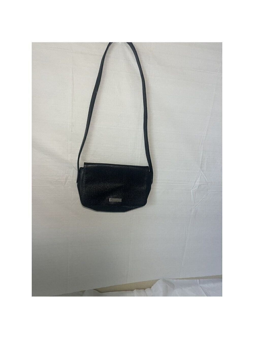 Kenneth Cole Leather Shoulder Bag black